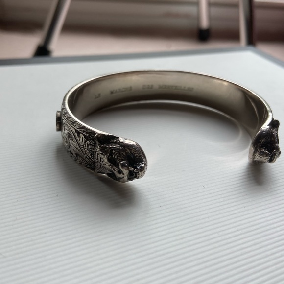 ‼️SOLD‼️Gucci Marche Des Mervielles Cuff w/ Tiger - Picture 3 of 4